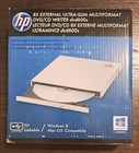Hp 8X External Ultra-Slim Multiformat Dvd/Cd Writer Dvd600s, Silver, Win & Mac
