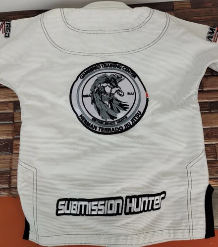 BJJ Gi with school patches