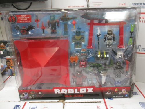 Roblox Ninja Legends 29 Pieces Playset 6 Figs + Accessories & Virtual Code  New!