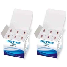 12 x Isotine Plus Eye Drops Pure Herbal 100% Genuine For Immature Cataract 10ml