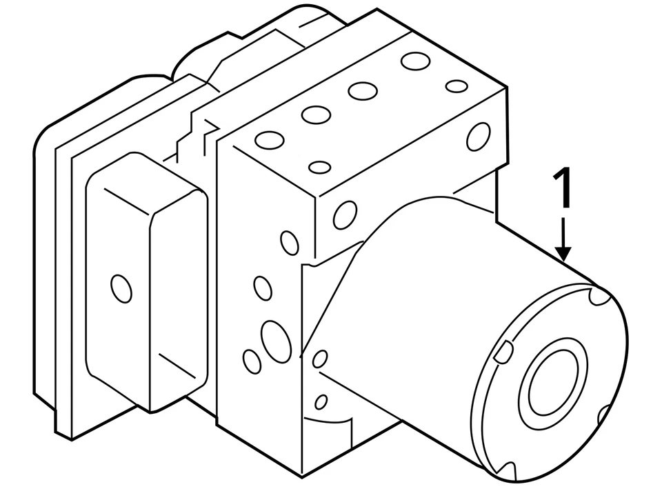 Módulo de controle de bomba 2013-2013 Audi A5 Quattro Abs CVMCH - Imagem 4 de 4