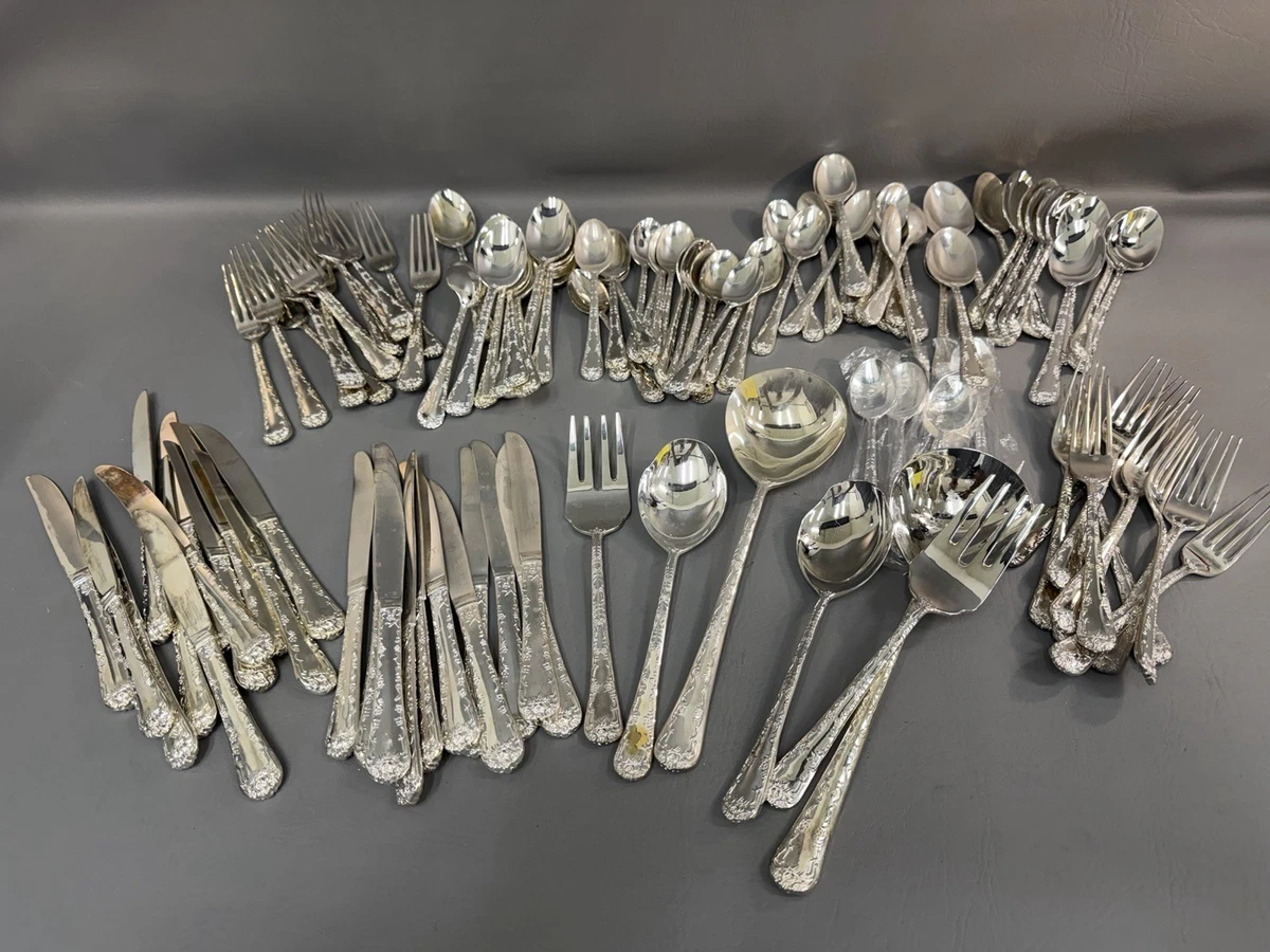 Wm. Rogers & Son Antique US Silver-Plated Flatware Sets for sale