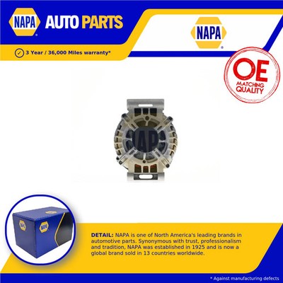 Alternator fits PEUGEOT 508 Mk1 1.6 12 to 18 NAPA 1623069280 9678731280 Quality