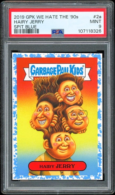 2019 Garbage Pail Kids We Hate 90s 2a Seinfeld Jerry Kramer Hair BLUE /99 PSA 9