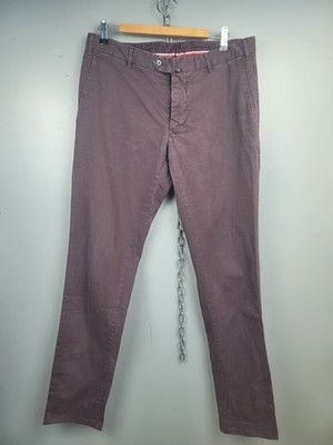 LBM 1911 Burgundy Garment Dyed Chino Pants Mens Size ~ EU 50
