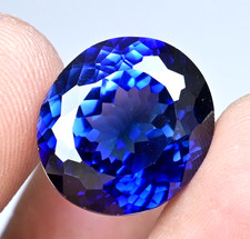 28.25 Ct Natural Ceylon Blue Sapphire Oval Certified Flawless Loose Gemstone