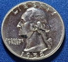 A 1958 Washington Quarter 25. Silver Proof