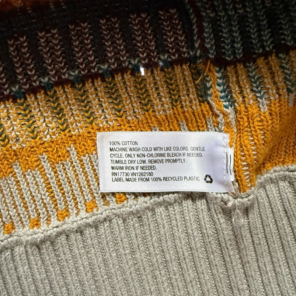 Mossimo XXL Multi-Colored 100% Cotton Crew Neck Pullover Sweater - Image 4 of 4