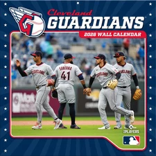 Turner Licensing,  MLB Cleveland Guardians 2026 Wall Calendar, 12'' X 12'', 12-M
