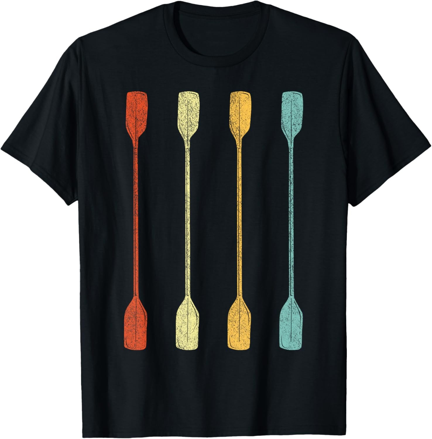 Retro Vintage Kayak Paddling Enthusiast Graphic Tee  