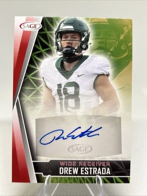 2022 SAGE High Series - Autographs Drew Estrada #A-DE Red (AU, RC)