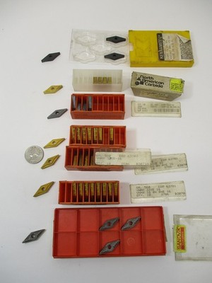 (44) Mixed Brands VNMP-331 & 332 CARBIDE INSERTS Milling Turning Insert 1 # NOS