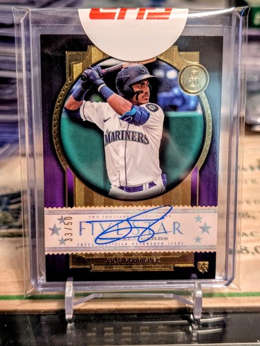 2022 Topps Five Star JULIO RODRIGUEZ PURPLE ROOKIE AUTO #/50 JRod Mariners RC🔱