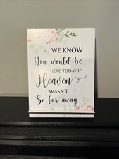 Rustic in Loving Memory Wooden Sign Wedding Reunions Anniversaries