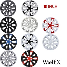 4 PCS 16" Wheel Rims Covers Snap On Hubcaps For 2013-2019 Nissan Sentra ABS+PC