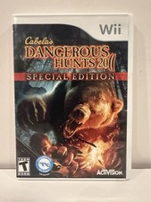 Cabela's Dangerous Hunts 2011 -- Special Edition (Nintendo Wii, 2010) CIB Tested