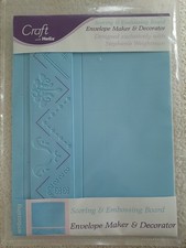 Craft with HELIX Umschlagmacher & Dekorateur Ritz- & Prägebrett Set Brandneu in Verpackung