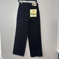 Solo Jeans Sz 28x30 NET Authentic Denim Dead Stock- Black Baggy 90s Y2K