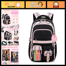 Kawaii Girls 17-Inch Backpack, Cute Bookbag for Middle  Elementary School Ages