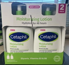 Cetaphil Moisturizing Lotion 20 oz 2 Pack Face & Body Sensitive Skin Hydration