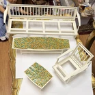 Vintage Barbie doll Mattel Go Together Patio Furniture Chair Sofa & Tables lot