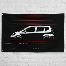 Jazz 2015 Car Silhouette Flag 3x5 ft Garage Banner Man Cave Wall Decor Gift