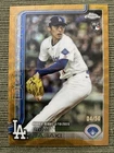 2025 Roki Sasaki Topps Chrome Update 4/50 ROOKIE Gold Wave Debut Dodgers #USC73