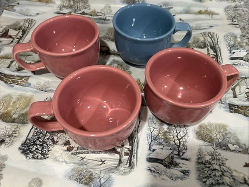 homer laughlin Large coffee mugs