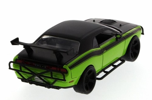 JADA TOYS, DODGE Challenger SRT8 2011 Vert Letty's FAST & FURIOUS 7, échelle ... - Imagen 4 de 5