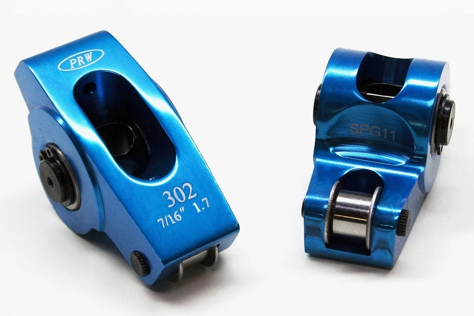 PRW 0330208 Self-Aligning Pro Series Stud Mount Billet Aluminum Rocker Arms - Image 2 of 4
