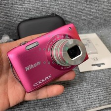 Nikon COOLPIX S3300 Strawberry 6x Zoom 16.0MP Digital Camera NIKKOR Glass - Pink