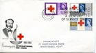 1963 RED CROSS PHOSPHOR GREAT BRITAIN QE2 RPS/BPA  FDC CENTENARY SLOGAN PMK VGC