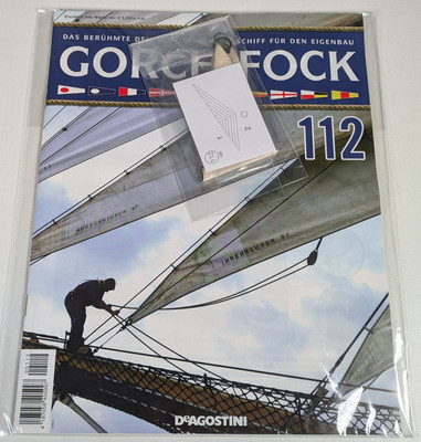 De Agostini, Segelschiff Gorch Fock, Bauteil mit Heft Nr. 112, OVP #WH88