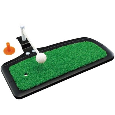 Tabata Golf Large Head Puncher Practice Mat With Permanent Tee Training Pad