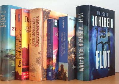 BUCHPAKET+FANTASY+6 BÜCHER+WOLFGANG HOHLBEIN+STEPHEN LAWHEAD+TB+HC+BUNDLE
