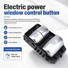 Car Window Lift Switch fits for Mercedes-Benz Models, Driver Side Control Button