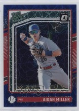 2024 Panini Donruss Optic Rated Prospects Blue Velocity Prizm Aidan Miller 0i1b