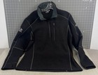 Kuhl 1/4 Zip Pullover Sweater Black Men's Size M Adaptive Sports Logo