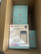 Lot of 8 Motorola MBP163CONNECT Audio Baby Monitor - Wireless WiFi Smart Device