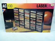 LASERLINE AC100 Audio Cassette Storage Rack NEW NEVER USED IN BOX Fast Shipping