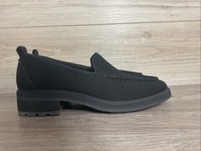 Rothy's Womens 7 The Lug Loafer in Onyx Black Merino Wool Blend Casual