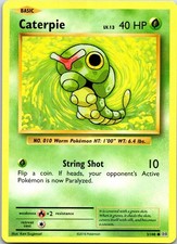 Caterpie 3/108 Common Evolutions Pokemon TCG Card