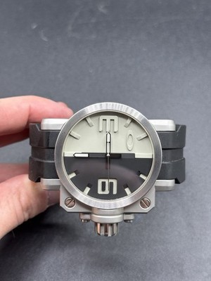 Oakley Gearbox Brushed Black & Tan Watch | eBay