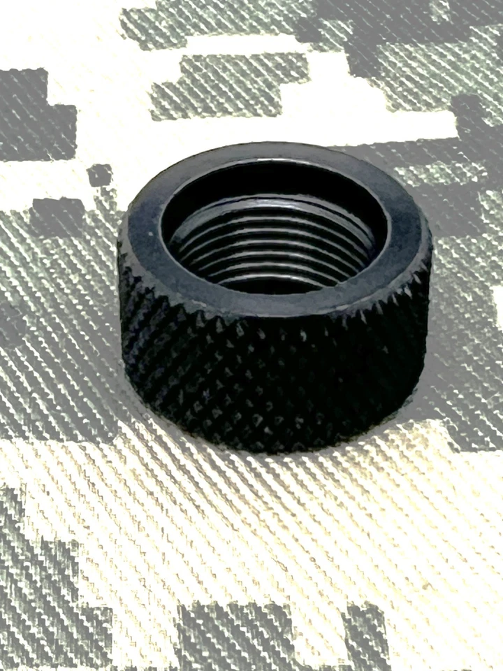 Thread protector 1/2"x28 Black Oxide .400" long, .730" diameter. #4372 - Image 2 of 3