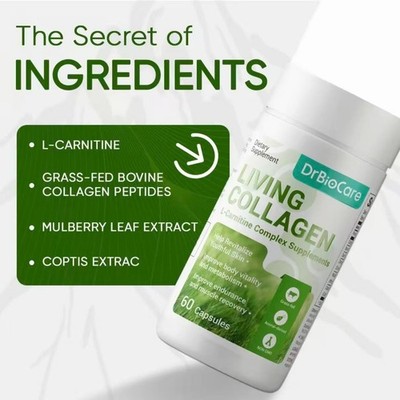 DrBioCare MAX Men's Supplement | L-Carnitine + Collagen