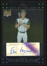 SHAWN RIGGANS 2007 Topps Chrome Rookie Autographs #340 AUTO Rookie Card RC. rookie card picture