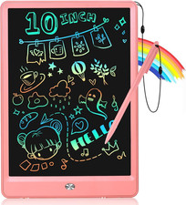LCD Writing Tablet for Kids, Toddler Gifts 10 Inch Kids Drawing Pad Doodle Board