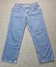 Wrangler blues denim blue jeans women size 14 x 30