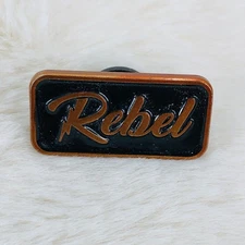 Dutch Bros Coffee Rebel Energy Drink Enamel Advertising Lapel Pin