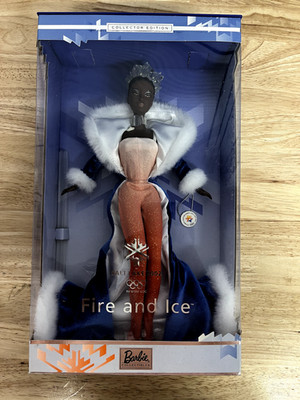 Fire and Ice Barbie (AA) Salt Lake 2002 Olympic Winter Games Mint New NRFB